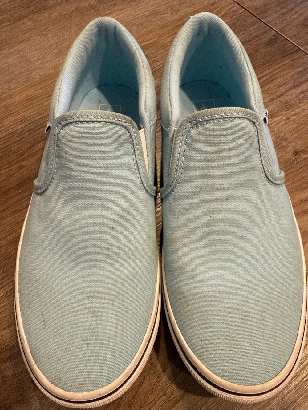 Vans Slip on Light Blue Sneakers Women’s Size 7.5 / Missy 6